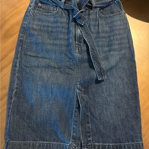 Gap Denim Skirt with Belt